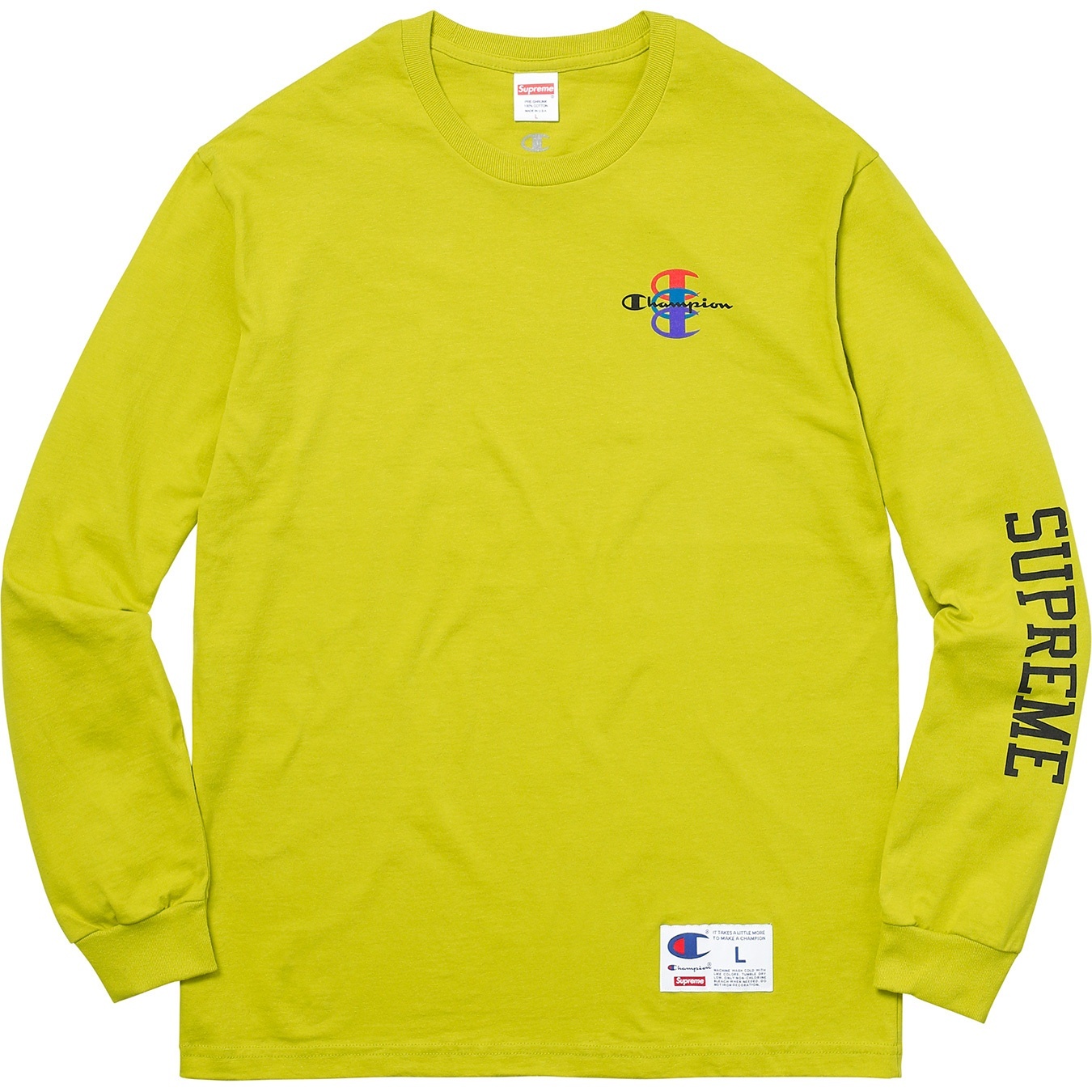 Supreme®/Champion® Stacked C L/S Tee view 17